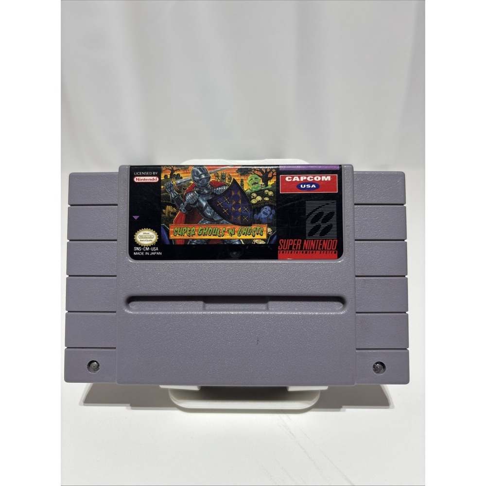 Super Ghouls 'n Ghosts Nintendo SNES 1991 Cart Only Tested Capcom‎ USA